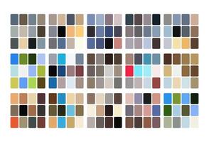 Beach color palette. Trend color palette guide template. Fit for fashion designers, business, and paints colors company. Match combinations. Eps 10. vector