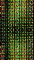 Iridescent Grid Flux. Abstract Digital Background in Rainbow Spectrum video