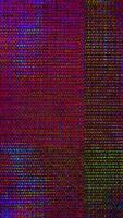 Abstract Glitch Pixelated CRT Animation with Digital Interference video