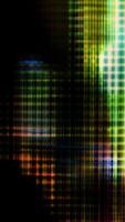 Vibrant Abstract Digital Glitch with Warm Tones and Cool Light Patterns video