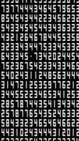 Dynamic Grid Animation of Changing Numbers in Binary-Like Format video