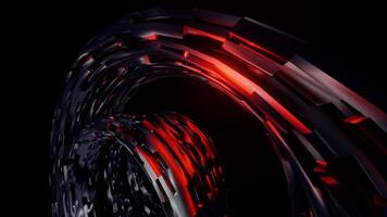 Luxury Abstract Geometry Sci-Fi Fusion Elegant Satisfying 3D loop Background Animation video
