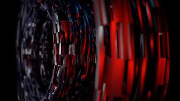 Luxury Abstract Geometry Sci-Fi Fusion Elegant Satisfying 3D loop Background Animation video