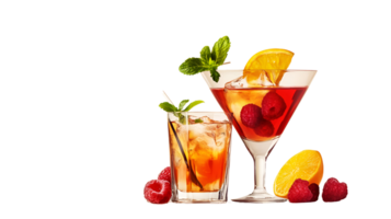 Pretty Cocktail Drinks No Background Applicable to any Context Perfect for Print on Demand png