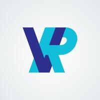 Initial RV or VR Logo design, Monogram Letter R with V combination vector