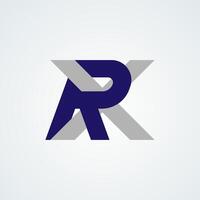 Initial RX or XR Logo design, Monogram Letter R with X combination vector