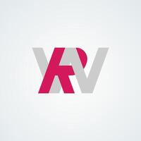 Initial RW or WR Logo design, Monogram Letter R with W combination vector