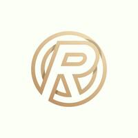 Initial OR or RO Logo design, Monogram Letter O with R combination vector