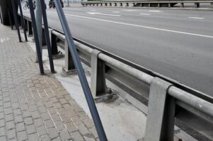 a metal railing photo