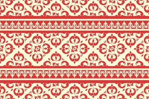 damask floral fabric patterns for Cross Stitch, carpets and cloth vector