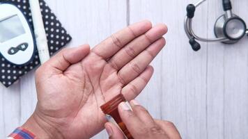 A person is holding a piece of paper with a thermometer video