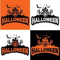 This hauntingly fun 'Halloween House' logo is just what you need for your next Halloween project. Its bold design and spooky elements make it perfect for event flyers, posters, or social media graphic vector