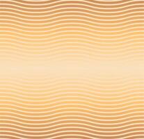 An abstract background featuring a simple wavy stripe pattern seamlessly blending into a gradient backdrop. The color theme includes shades of yellow, cream, and brown. vector