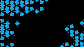 Abstract geometric background features a mesmerizing blend of black, blue, and purple hues, creating a modern and dynamic visual experience. vector