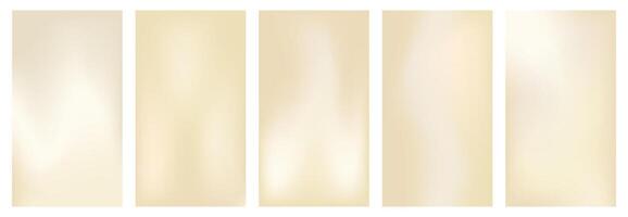 Nude ivory gradient background. White and beige gradation bg for story or flyer. Vertical ig abstract design. Ecru faded promo kit. Luxury minimal social media graphic with smooth champagne color. vector