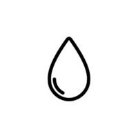 Water drop icon. Raindrop. Droplet icon. Drop icon vector