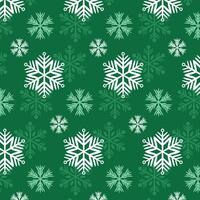 winter background with snowflakes. Snowflakes on a green background. vector