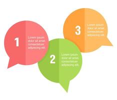 Callout Title Set. Label Collection. Three Callout Panels for Presentations. Callout Frames. vector