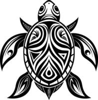 Tortoise abstract line art vector