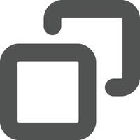 Maximize window icon bold outline style vector