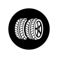 car tires black circle background vector