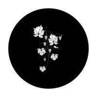 grape tree icon vectors illustration
