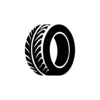 simple design car tire icon vector