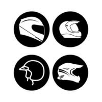 helmet set icon, vectors illustration