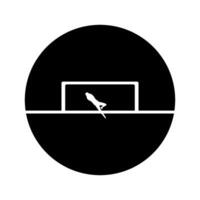 occer goalkeeper icon graphic illustration vector