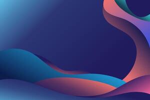 Delve into the enchanting realm of abstract art with a background that combines vibrant colors and flowing waves for a truly mesmerizing experience vector