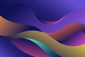 Discover the artistic allure of an abstract background filled with vibrant hues and flowing waves for a truly mesmerizing experience vector