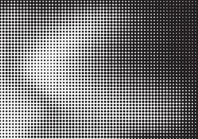 Halftone dotted gradient background in black and white. vector