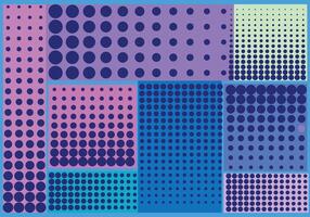 Abstract halftone circle color background illustration style for design elements. vector