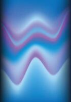 Wavy gradient mesh illustration in soft color background for background design. vector