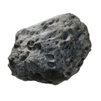 Rough, Pockmarked and Textured Asteroid on Isolated Background. Astronomy, Space Exploration Concept png