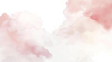 Abstract horizontal watercolor background. Pink colored abstract backdrop vector