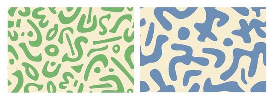 collection of textured backgrounds with simple and fun repeating patterns. Abstract colorful shape for cards, posters, covers, banners, or branding. vector