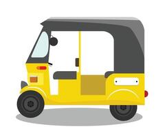 Auto Rickshaw Illustration generic Indian Auto Rickshaw or TukTuk as it is called in some states pro element vector