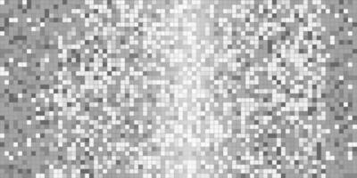 Disco ball silver gray mosaic pattern, shiny background. Metallic sequin foil or mirror backdrop. Abstract halftone wallpaper. vector
