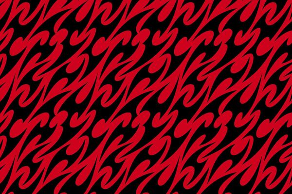vintage fire red dark tribal seamless pattern for merchandise and packaging. abstract tattoo fire pattern on black background. groovy flaming pattern. retro red flame seamless pattern