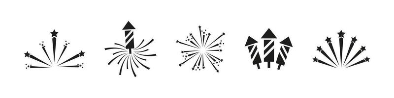 Firecracker icon. Explosive celebration symbol vector