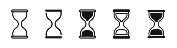 Send clock icon. Time delivery vector