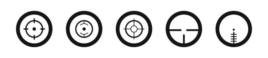 Bullseye icon. Target and accuracy symbol vector