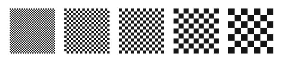 Checkered pattern icon. Grid design symbol vector