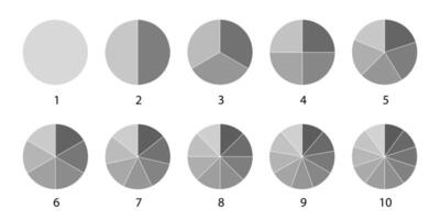 Monochrome grey scheme. Neutral color palette vector