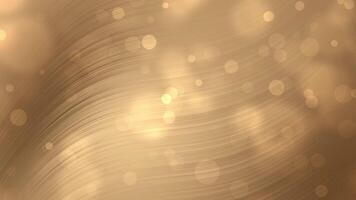 Abstract Golden Background with Bokeh Effect video