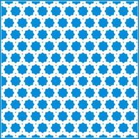unique octagon abstract pattern with colorful blue dominant color vector