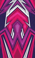 Abstract geometric patterns for sublimation sports jersey vector