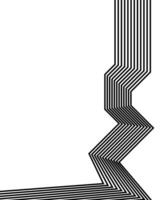 Abstract monochrome lines minimal blank background vector