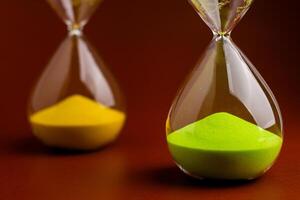 Hourglass, Time Limits and Time Constraints on Work and Life in Studio Photography photo
